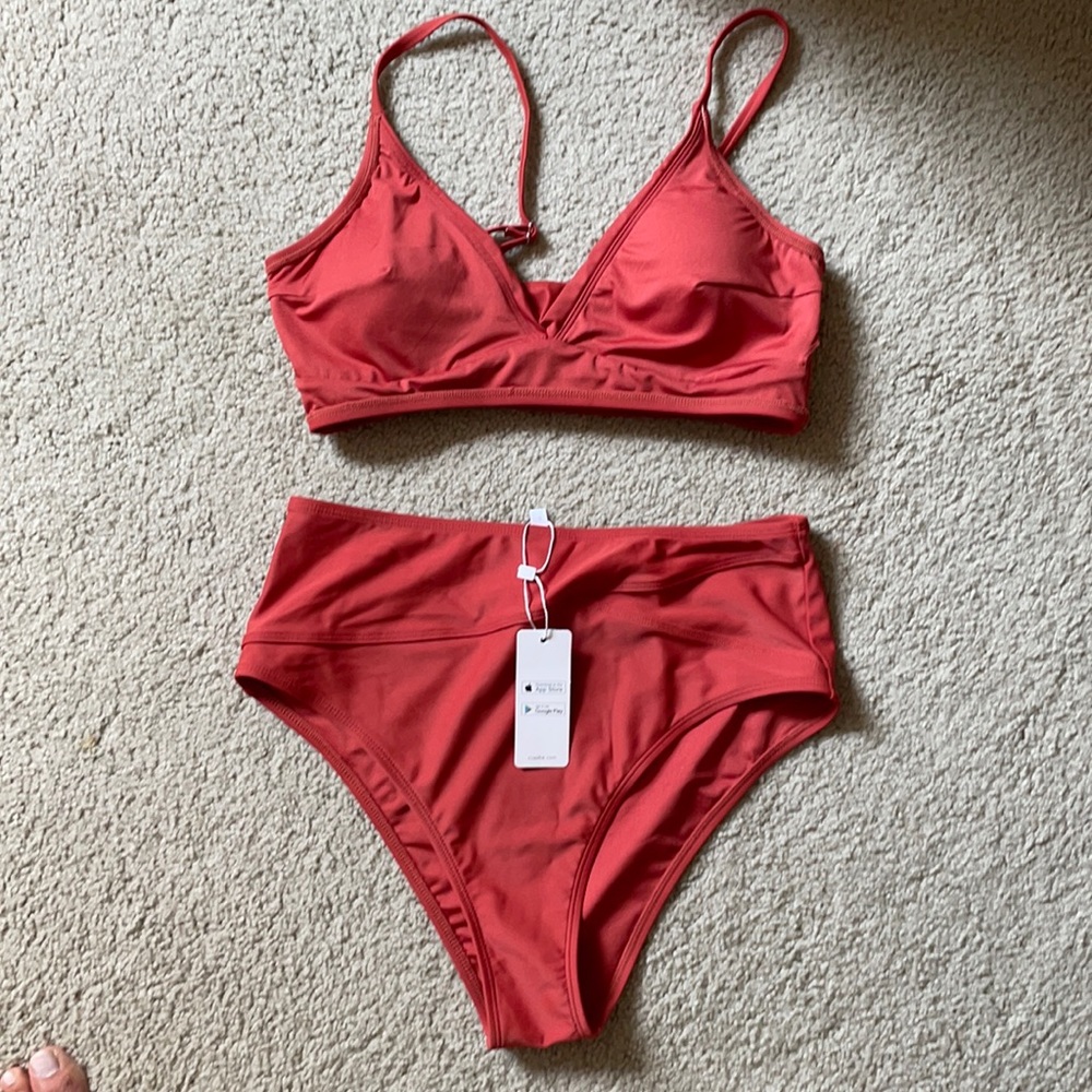 Cupshe terracatto bikini NWT